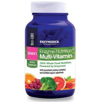 Ферменты и мультивитамины для женщин, Enzyme Nutrition Multi-Vitamin, Enzymedica, 120 капсул