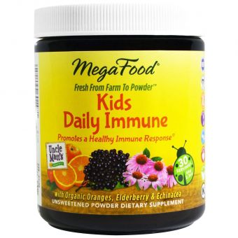 Иммунная поддержка для детей (Kids Daily Immune), MegaFood, неподслащенный, 66 г