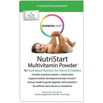 Мультивитаминный порошок для детей (пищеварение, иммунитет) NutriStart, Rainbow Light, 25 пак, 53 г