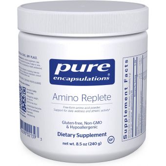 Комплекс аминокислот в свободной форме, Amino Replete, Pure Encapsulations, 240 гр.