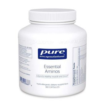 Незаменимые аминокислоты, Essential Aminos, Pure Encapsulations, 180 капсул