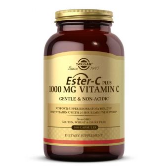 Витамин С эстер плюс, Ester-C Plus Vitamin C, Solgar, 1000 мг, 100 капсул