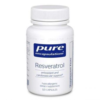 Ресвератрол, Resveratrol, Pure Encapsulations, 120 капсул