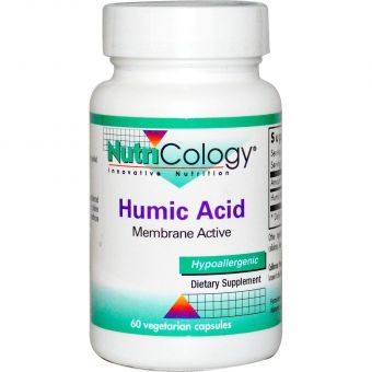 Гуминовая кислота, Humic Acid, Nutricology, 60 капс.