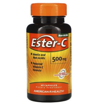 Эстер С, Ester-C, American Health, 500 мг, 60 кап.