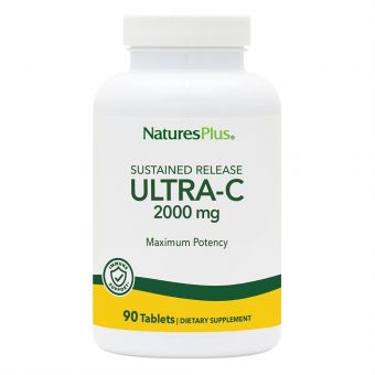 Витамин С, Ultra-C, Nature's Plus, 2000 мг, 90 таблеток