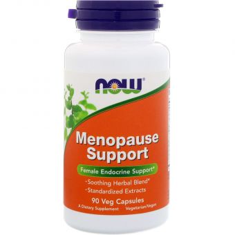 Менопауза, Menopause, Now Foods, смесь трав, 90 вегетарианских капсул