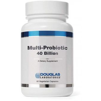 Підтримка кишкової флори, Multi-Probiotic, Douglas Laboratories, для підтримки мікрофлори кишківника і імунітету, 40 млрд, 60 капсул