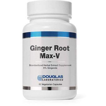 Корень имбиря Макс-V, Ginger Root Max V Revised, Douglas Laboratories, для поддержки пищеварения, 60 капсул