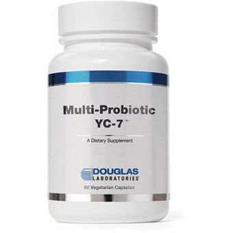 Пробиотики и пребиотики для женщин, Multi-Probiotic YC-7, Douglas Laboratories, 60 капсул