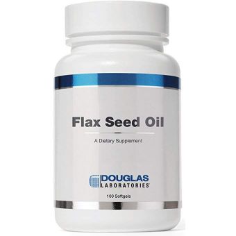 Льняное масло, Flax Seed Oil, Douglas Laboratories, иммунная поддержка, 100 капсул