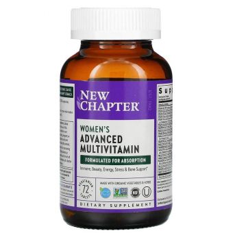 Мультивитамины для женщин, Every Woman Multivitamin, New Chapter, 72 таблетки