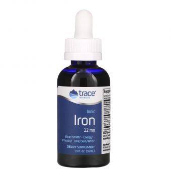 Іонну залізо, Ionic Iron, Trace Minerals Research, 22 мг, 59 мл