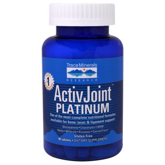 Здоровье суставов, ActivJoint Platinum, Trace Minerals Research, 90 таб.