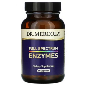 Ферменти повний спектр, Full Spectrum Enzymes, Dr. Mercola, 90 капсул