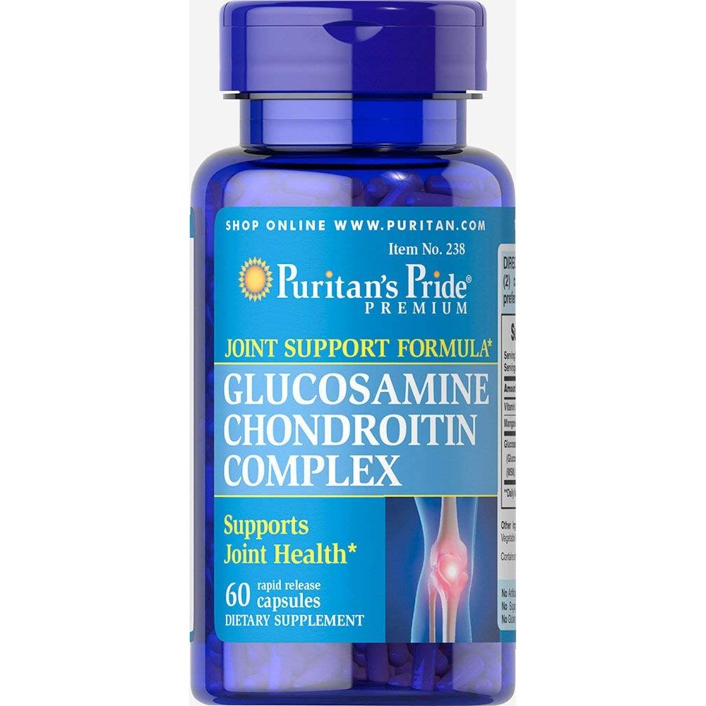 Глюкозамин хондроитин, Glucosamine Chondroitin Complex, Puritan's Pride, 60 капсул