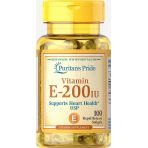 Витамин Е, Vitamin E, Puritan's Pride, 90 мг (200 МЕ), 100 гелевых капсул