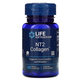 Коллаген для суставов, NT2 Collagen, Life Extension, 40 мг, 60 мини капсул