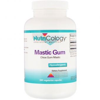 Смола мастикового дерева, Mastic Gum, Nutricology, 240 кап.