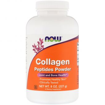 Пептиды коллагена, Collagen Peptides, Now Foods, порошок, 227 г