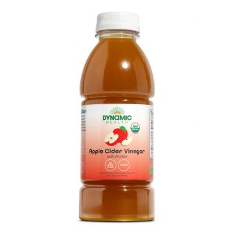 Яблочный уксус, Apple Cider, Dynamic Health Laboratories, органик, 473 мл