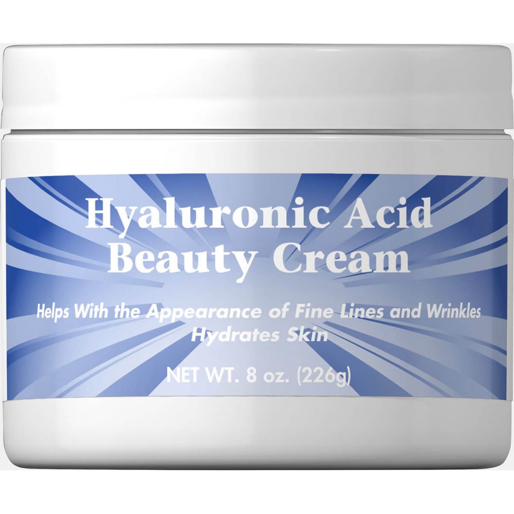 Крем з гіалуроновою кислотою, Hyaluronic Acid Cream, Puritan's Pride, 226 г