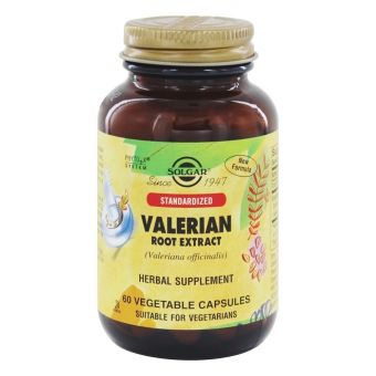 Валериана экстракт корня, Valerian Root Extract, Solgar, 60 вегетарианских капсул