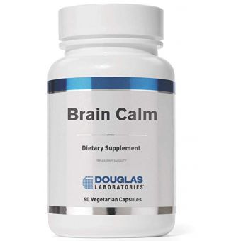 Заспокоєння мозку, суміш амінокислот і поживних речовин, Brain Calm, Douglas Laboratories, 60 капсул