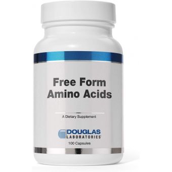 Суміш амінокислот для підтримки здоров'я, Free Form Amino Capsules, Douglas Laboratories, 100 капсул