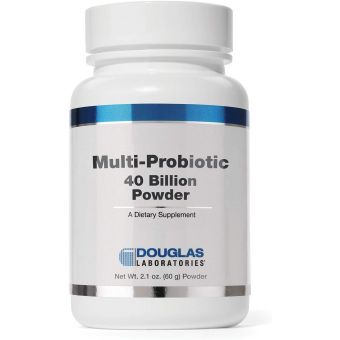 Пробіотик для підтримки кишкової мікрофлори та імунітету, Multi-Probiotic 40 Billion Powder, Douglas Laboratories, 60 м