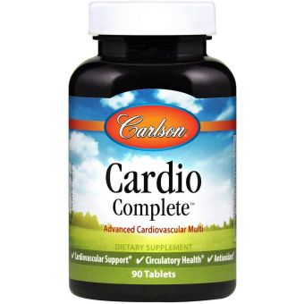 Кардіо комплекс, Cardio Complete, Carlson, 90 таблеток