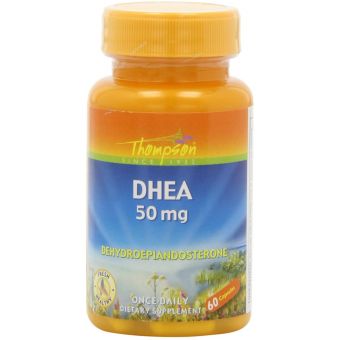 ДГЕА (дегідроепіандростерон), DHEA, Thompson, 50 мг, 60 капсул