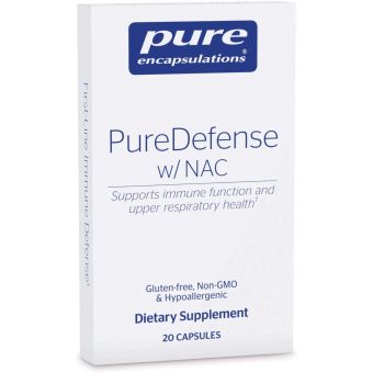 Підтримка імунітету і здоров'я дихальних шляхів, PureDefense with NAC, Pure Encapsulations, 20 капсул