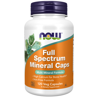 Мультиминералы, Full Spectrum Mineral Caps, Now Foods, 120 вегетарианских капсул