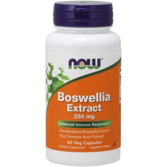 Босвеллия, экстракт, Boswellia Extract, Now Foods, 250 мг, 60 вегетарианских  капсул