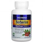 Берберин для метаболизма сахара в крови, Berberine for Blood Sugar Metabolism, Enzymedica, веган, 60 капсул 60 капсул с целевой доставкой