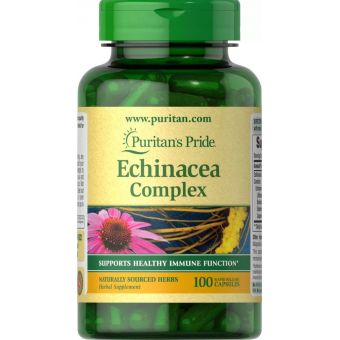 Ехінацея комплекс, Echinacea Complex, Puritan's Pride, 100 капсул