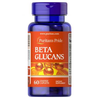 Бета-глюканы, Beta Glucans, Puritan's Pride, 200 мг, 60 капсул