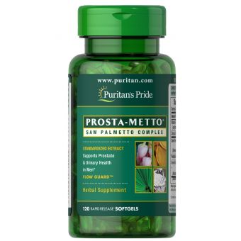 Со пальметто комплекс, Prosta-Metto, Puritan's Pride, для мужчин, 120 гелевых капсул