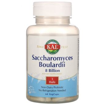 Сахаромицеты буларди, Saccharomyces Boulardii, KAL, 8 млрд, 60 вегетарианских капсул