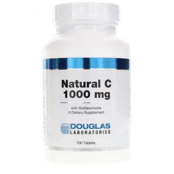 Витамин C, Natural Vitamin C, Douglas Laboratories, натуральный, 1000 мг, 100 таблеток