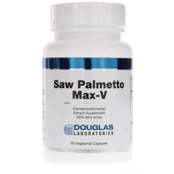 Со пальметто, Saw Palmetto Max-V, Douglas Laboratories, поддержка простаты, 60 вегетарианских капсул