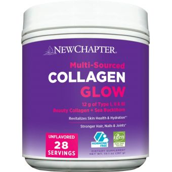 Коллаген, Collagen Glow, New Chapter, порошок, 246 г