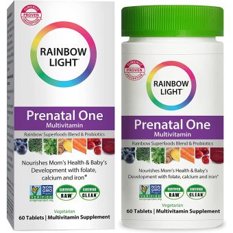 Мультивитамины для беременных, Prenatal One, Rainbow Light, 60 таблеток