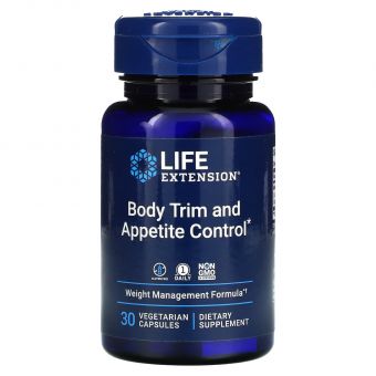 Снижение веса и контроль аппетита, Body Trim and Appetite Control, Life Extension, 30 вегетарианских капсул