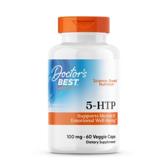 5-HTP, 5-гидрокси L-триптофан, Doctor's Best, 100 мг, 60 веганских капсул