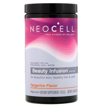 Колаген, суміш для напоїв, Collagen Drink Mix, Neocell, з мандариновий смаком, 330 г