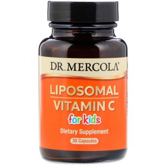 Витамин С липосомальный для детей, Liposomal Vitamin C, Dr. Mercola, 30 капсул