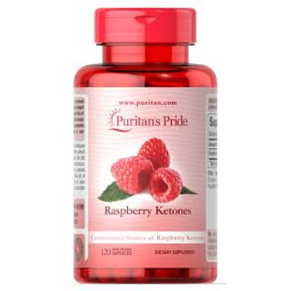 Кетоны малины, Raspberry Ketones, Puritan's Pride, 100 мг, 120 капсул