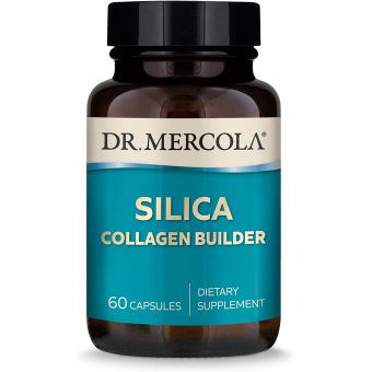 Кремний, Silica Collagen Builder, Dr. Mercola, коллагеновый строитель, 60 капсул